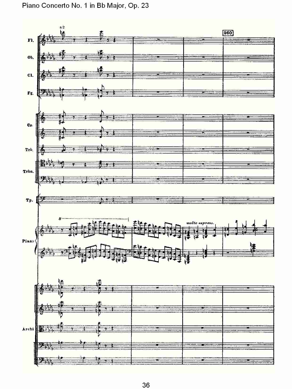 Bb大调第一钢琴协奏曲,Op.23第一乐章第一部（八）