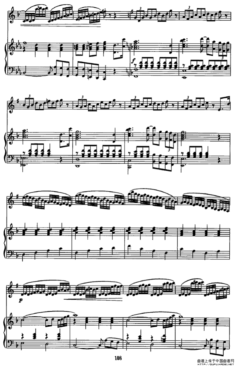西拉穆轮河随想曲（单簧管+钢琴）P5