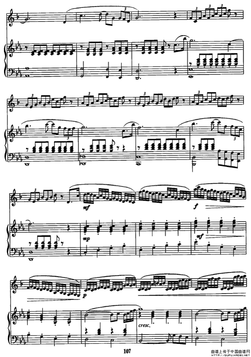 西拉穆轮河随想曲（单簧管+钢琴）P4